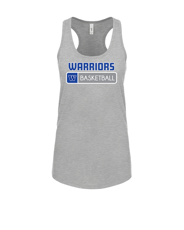 Walled Lake Western HS Girls Basketball Pennant - Womens Tank Top