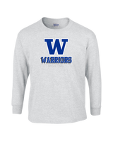 Walled Lake Western HS Boys Basketball Shadow - Mens Basic Cotton Long Sleeve