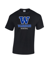 Walled Lake Western HS Boys Basketball Shadow - Cotton T-Shirt