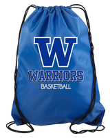 Walled Lake Western HS Boys Basketball Shadow - Drawstring Bag