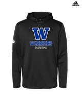 Walled Lake Western HS Boys Basketball Shadow - Adidas Men's Hooded Sweatshirt
