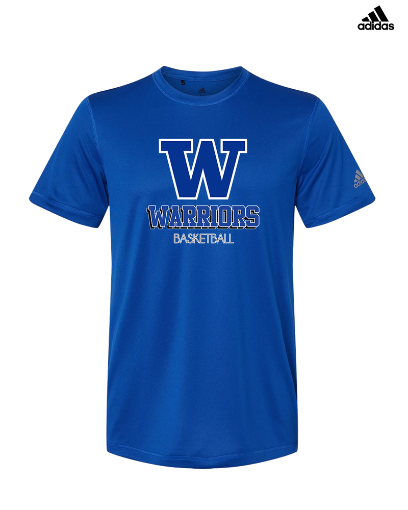 Walled Lake Western HS Boys Basketball Shadow - Adidas Men's Performance Shirt