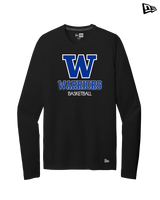 Walled Lake Western HS Boys Basketball Shadow - New Era Long Sleeve Crew