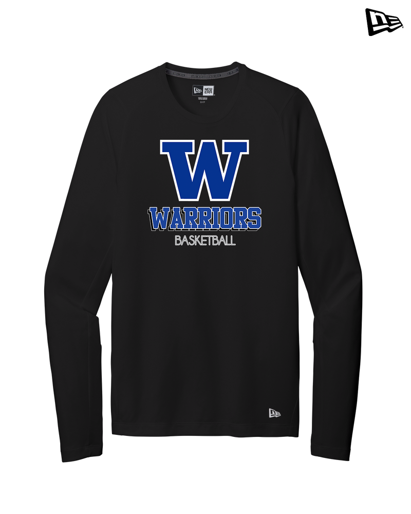 Walled Lake Western HS Boys Basketball Shadow - New Era Long Sleeve Crew