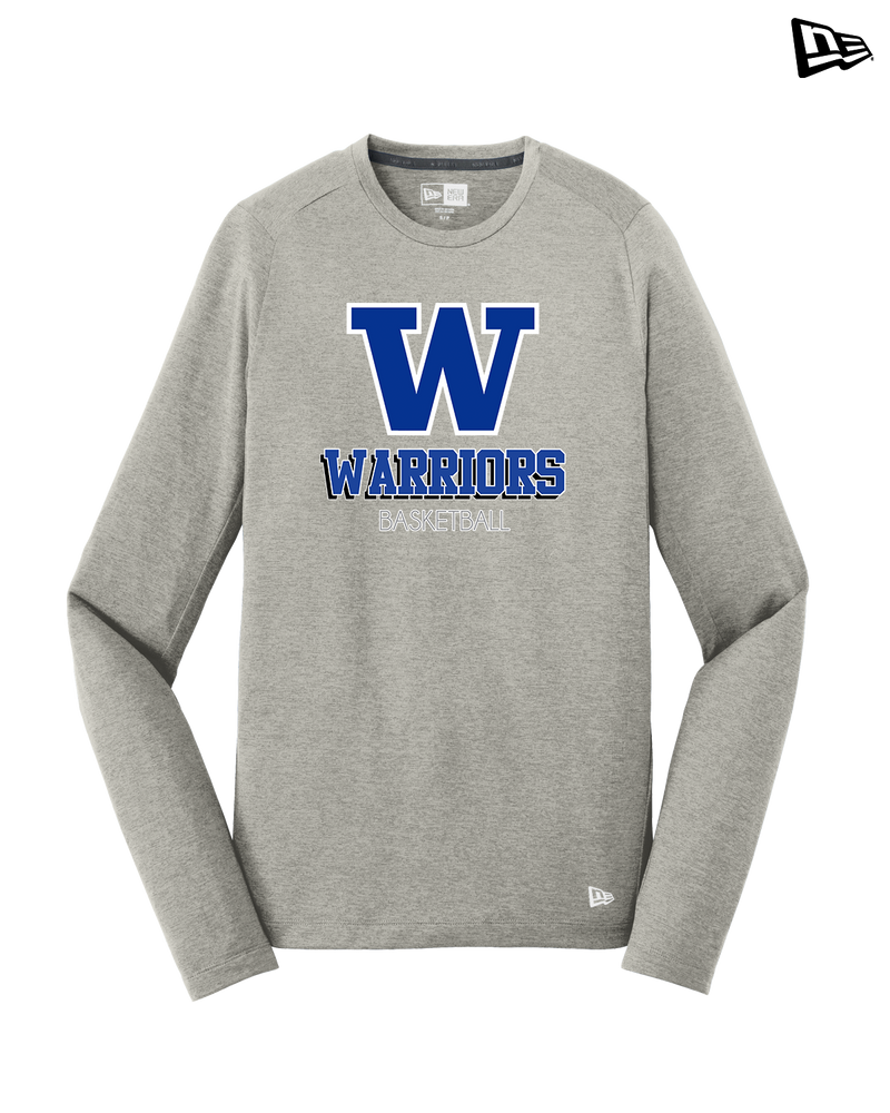 Walled Lake Western HS Boys Basketball Shadow - New Era Long Sleeve Crew