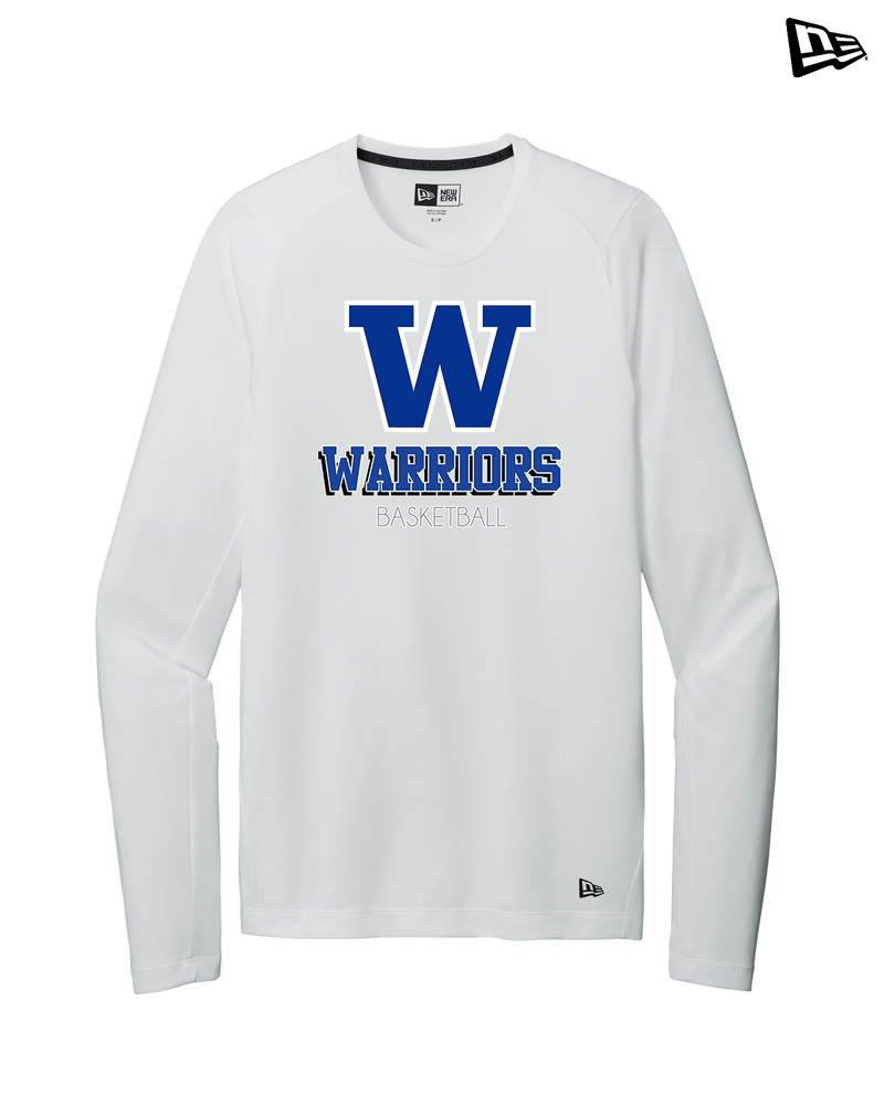 Walled Lake Western HS Boys Basketball Shadow - New Era Long Sleeve Crew