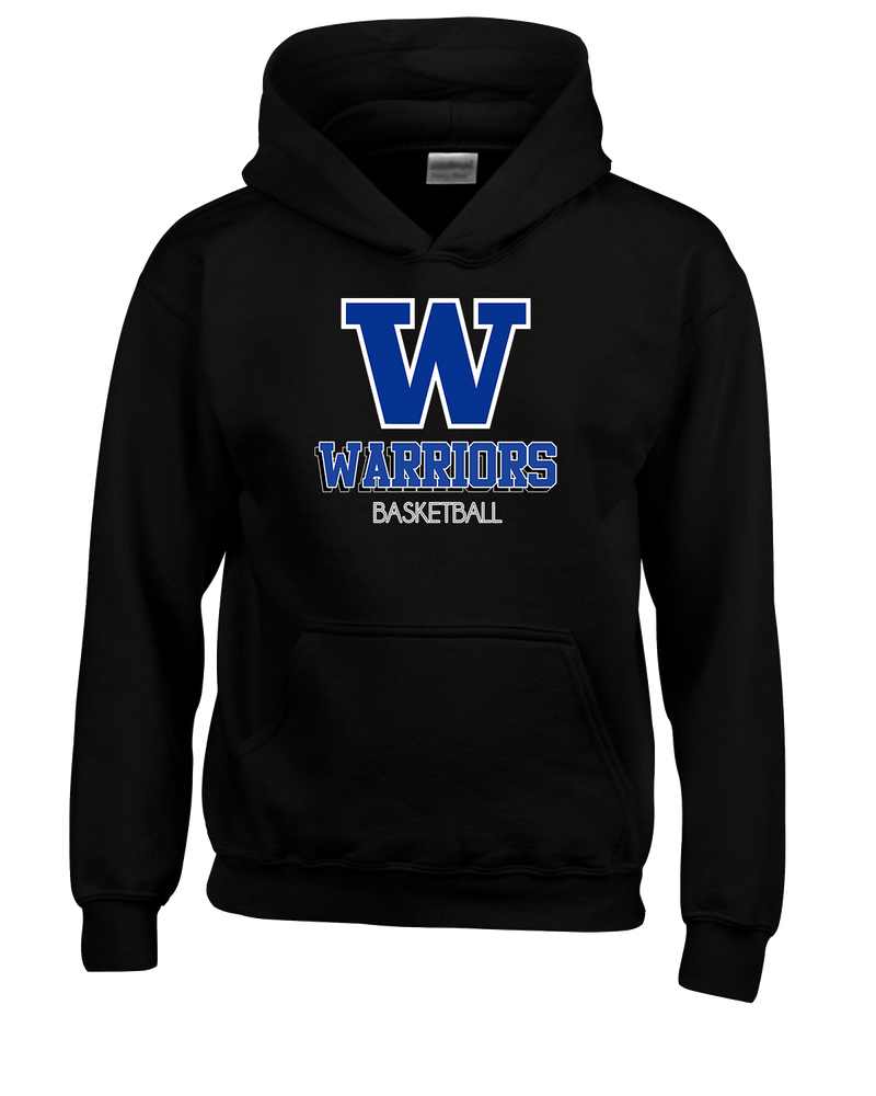 Walled Lake Western HS Boys Basketball Shadow - Cotton Hoodie
