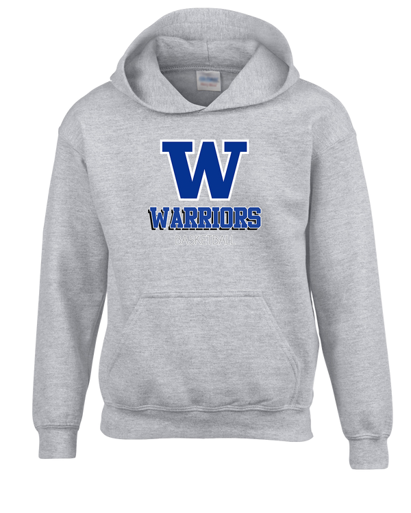 Walled Lake Western HS Boys Basketball Shadow - Cotton Hoodie