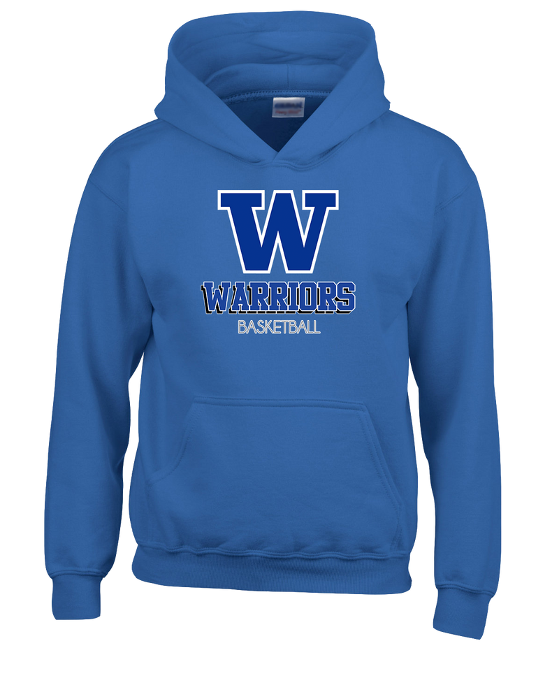 Walled Lake Western HS Boys Basketball Shadow - Cotton Hoodie