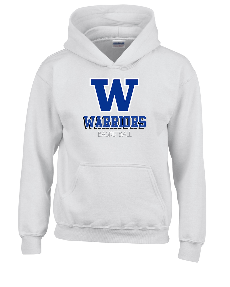 Walled Lake Western HS Boys Basketball Shadow - Cotton Hoodie