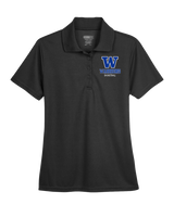 Walled Lake Western HS Boys Basketball Shadow - Womens Polo