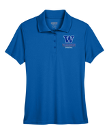 Walled Lake Western HS Boys Basketball Shadow - Womens Polo