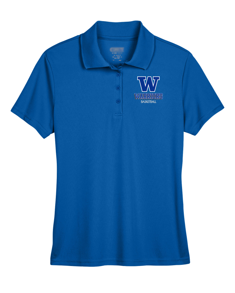 Walled Lake Western HS Boys Basketball Shadow - Womens Polo
