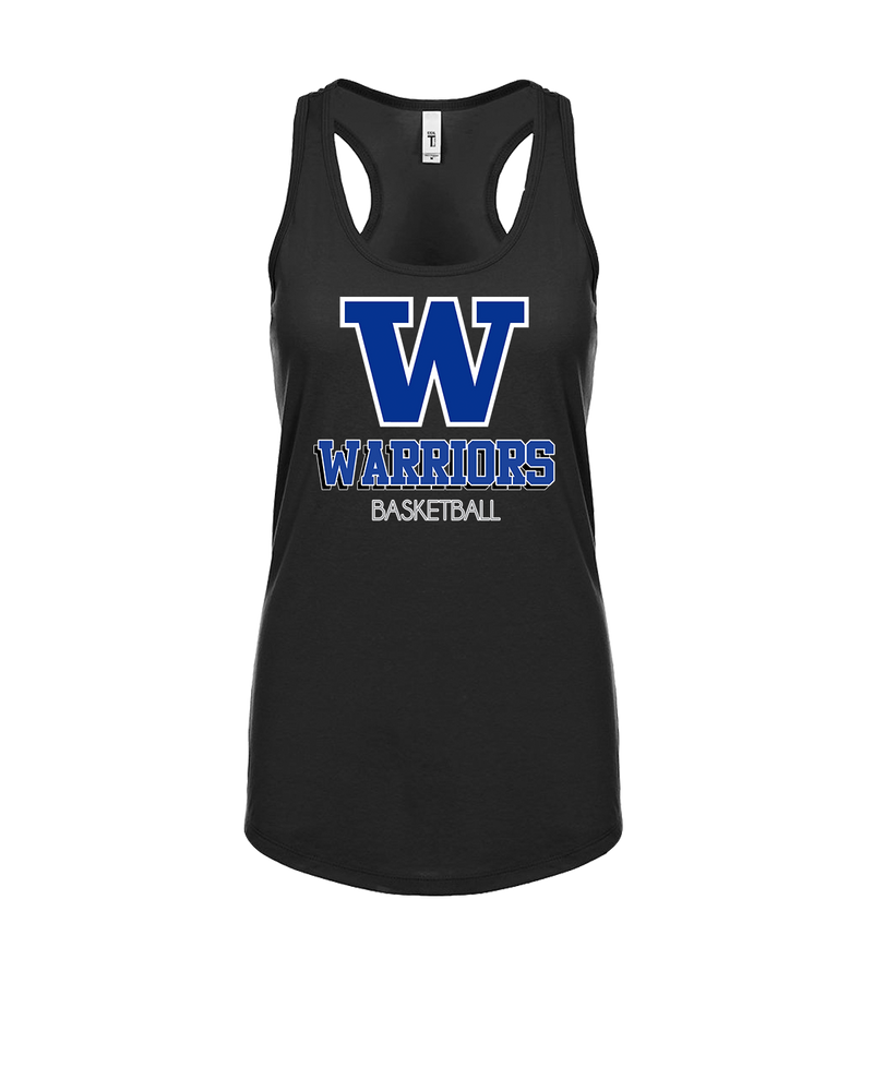 Walled Lake Western HS Boys Basketball Shadow - Womens Tank Top
