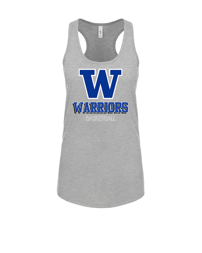 Walled Lake Western HS Boys Basketball Shadow - Womens Tank Top