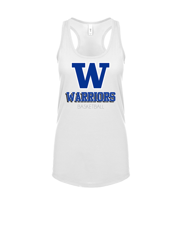 Walled Lake Western HS Boys Basketball Shadow - Womens Tank Top