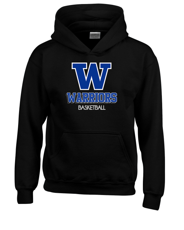 Walled Lake Western HS Boys Basketball Shadow - Youth Hoodie
