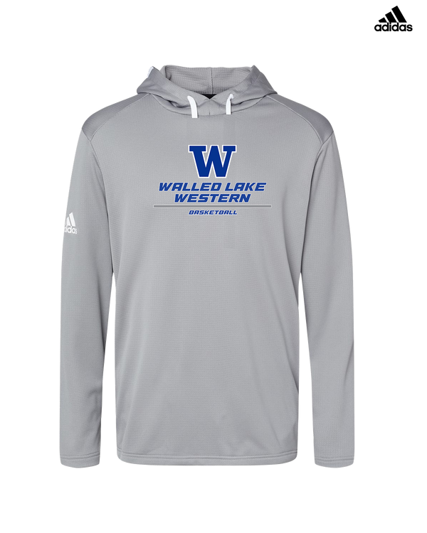 Walled Lake Western HS Girls Basketball Split - Adidas Men's Hooded Sweatshirt