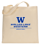 Walled Lake Western HS Girls Basketball Split - Tote Bag