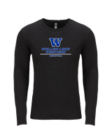 Walled Lake Western HS Girls Basketball Split - Tri Blend Long Sleeve