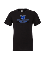 Walled Lake Western HS Girls Basketball Split - Mens Tri Blend Shirt