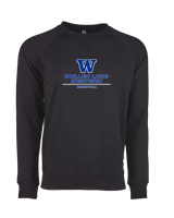 Walled Lake Western HS Girls Basketball Split - Crewneck Sweatshirt