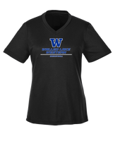 Walled Lake Western HS Girls Basketball Split - Womens Performance Shirt
