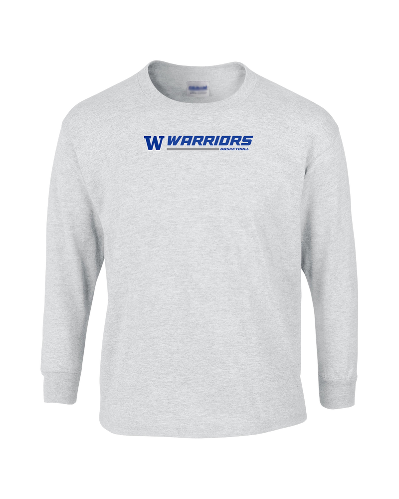 Walled Lake Western HS Boys Basketball Switch - Mens Basic Cotton Long Sleeve