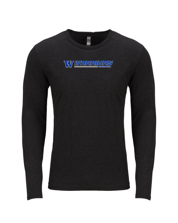 Walled Lake Western HS Boys Basketball Switch - Tri Blend Long Sleeve