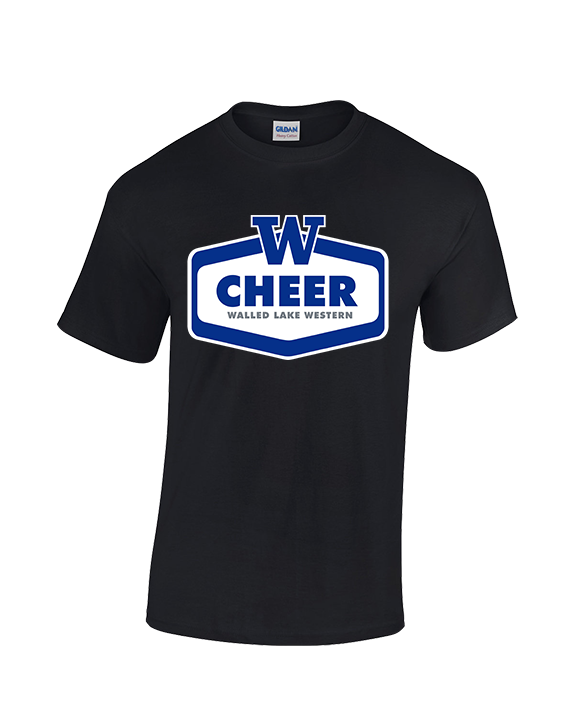 Walled Lake Western HS Cheer Board - Cotton T-Shirt