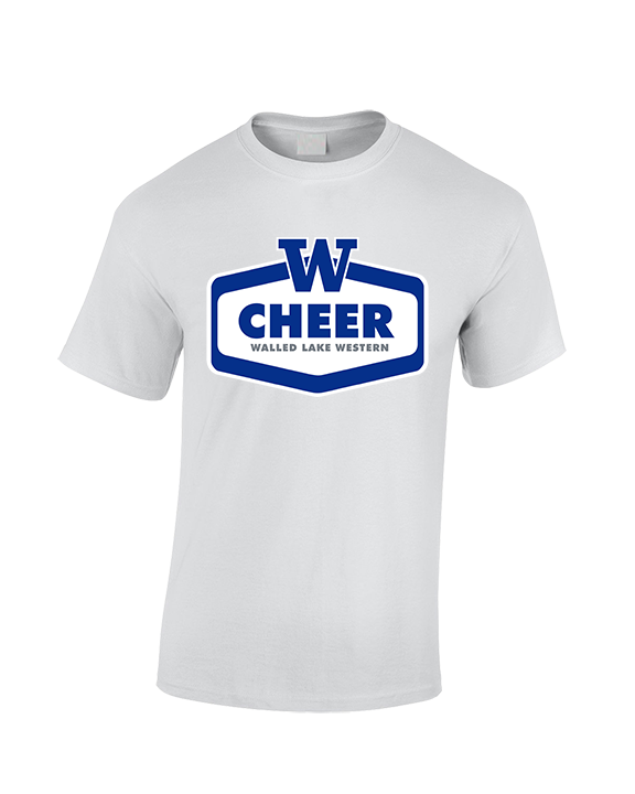 Walled Lake Western HS Cheer Board - Cotton T-Shirt