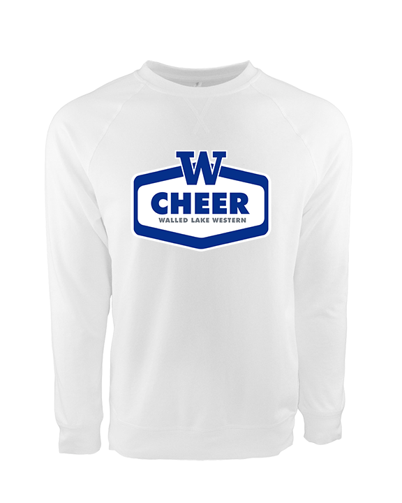 Walled Lake Western HS Cheer Board - Crewneck Sweatshirt