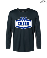Walled Lake Western HS Cheer Board - Mens Oakley Longsleeve