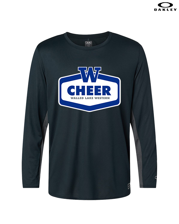 Walled Lake Western HS Cheer Board - Mens Oakley Longsleeve