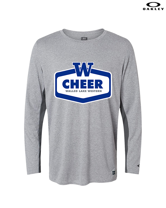 Walled Lake Western HS Cheer Board - Mens Oakley Longsleeve