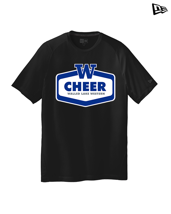 Walled Lake Western HS Cheer Board - New Era Performance Shirt