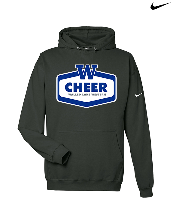 Walled Lake Western HS Cheer Board - Nike Club Fleece Hoodie