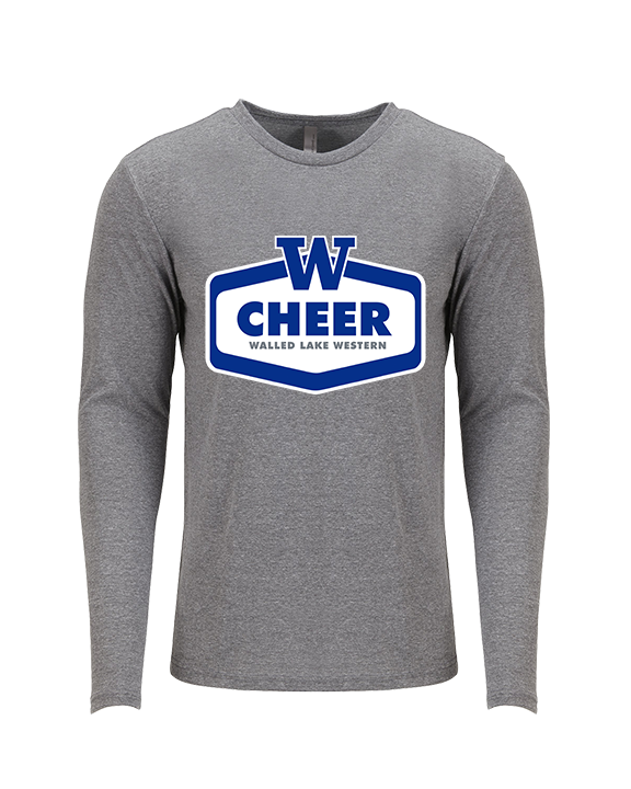 Walled Lake Western HS Cheer Board - Tri-Blend Long Sleeve