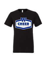 Walled Lake Western HS Cheer Board - Tri-Blend Shirt