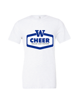Walled Lake Western HS Cheer Board - Tri-Blend Shirt