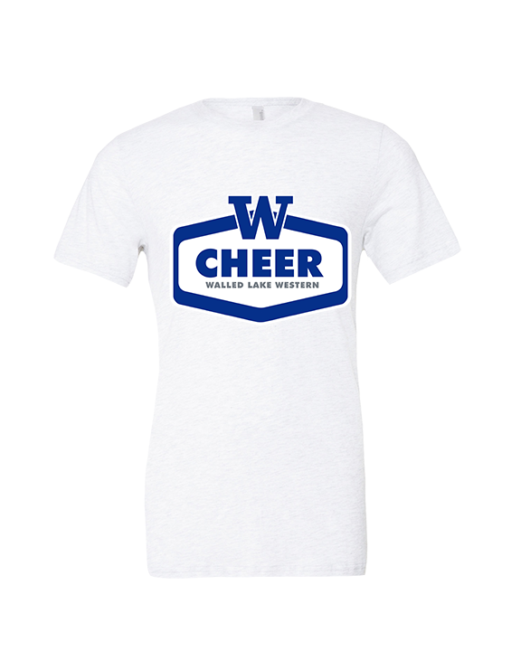 Walled Lake Western HS Cheer Board - Tri-Blend Shirt