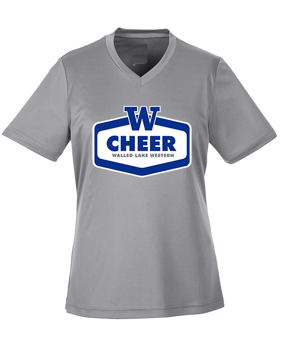 Walled Lake Western HS Cheer Board - Womens Performance Shirt