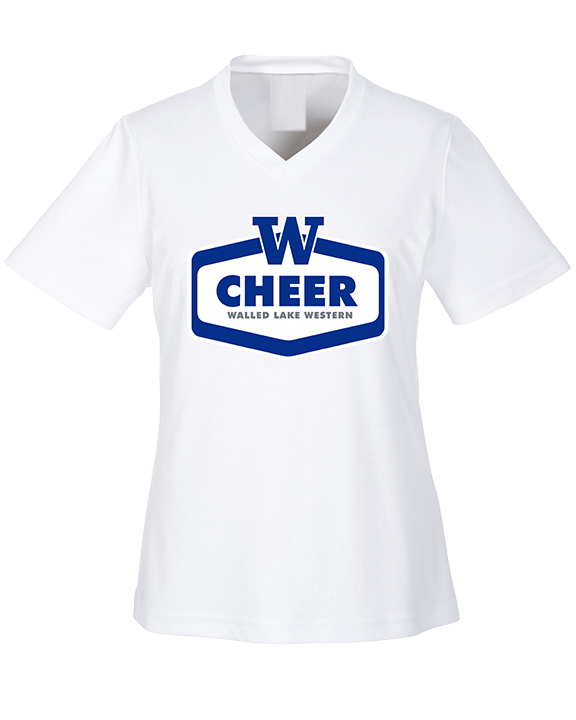 Walled Lake Western HS Cheer Board - Womens Performance Shirt