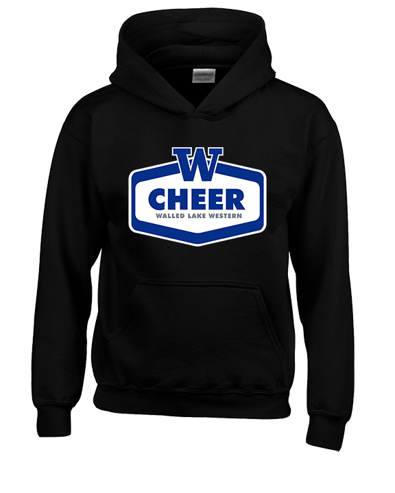 Walled Lake Western HS Cheer Board - Youth Hoodie