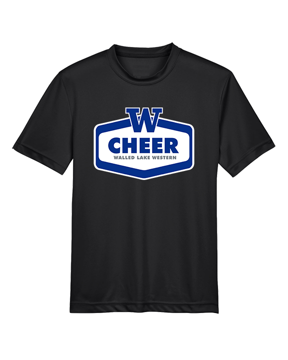Walled Lake Western HS Cheer Board - Youth Performance Shirt
