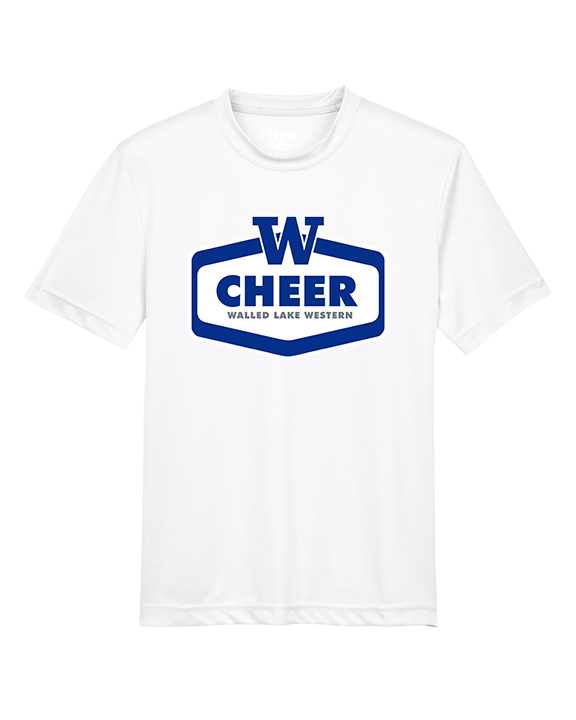 Walled Lake Western HS Cheer Board - Youth Performance Shirt