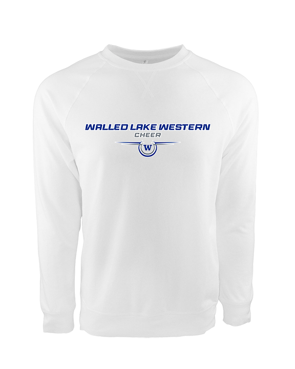 Walled Lake Western HS Cheer Design - Crewneck Sweatshirt
