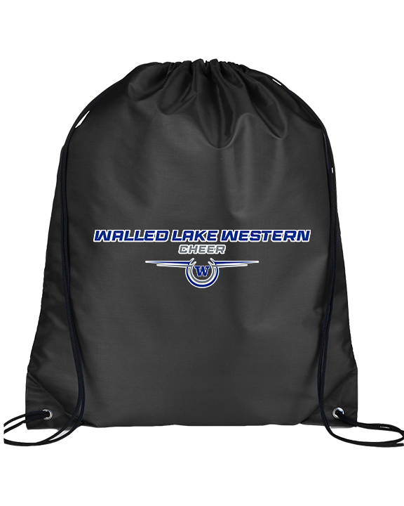 Walled Lake Western HS Cheer Design - Drawstring Bag