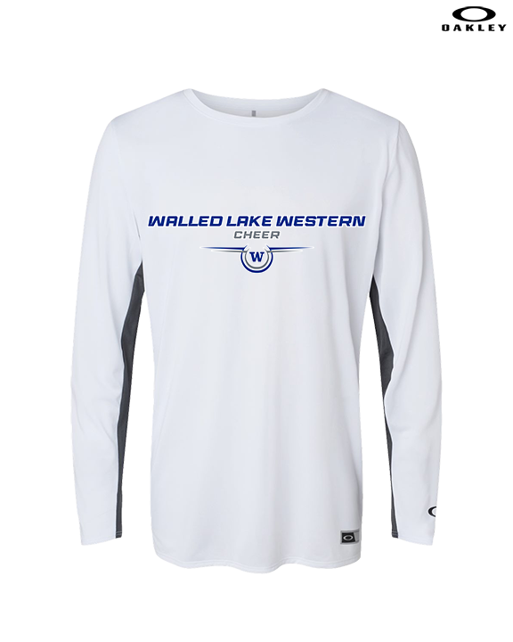 Walled Lake Western HS Cheer Design - Mens Oakley Longsleeve