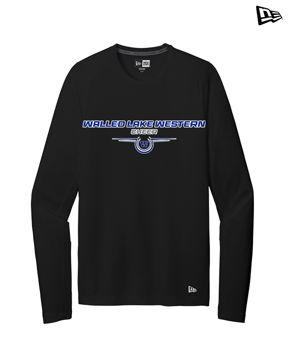 Walled Lake Western HS Cheer Design - New Era Performance Long Sleeve